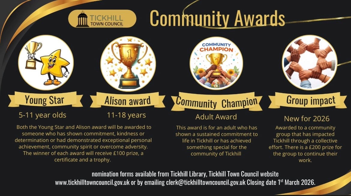 Community Awards Nomination Form poster